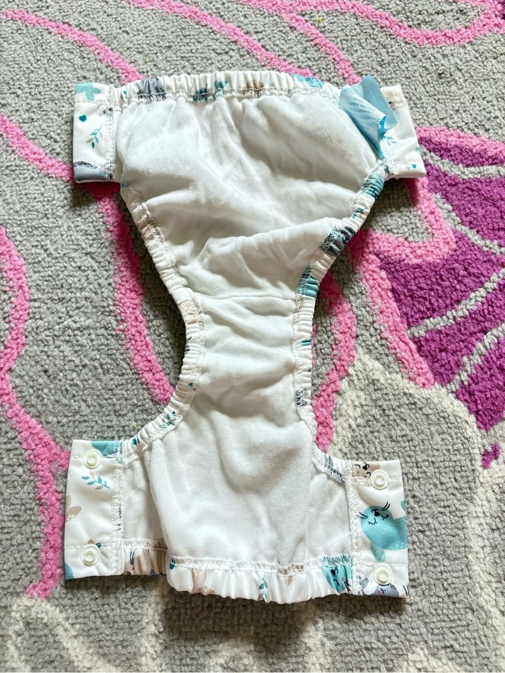 Charlie Banana Seal Print Swim Diaper with Snaps